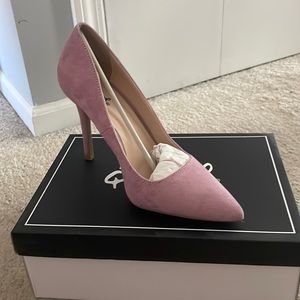 Cute lilac high heels no longer fit